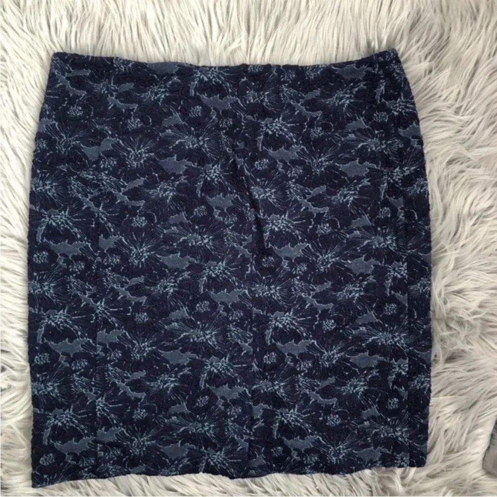 Lysse Evita Pencil Floral Modern Pull-On Skirt Work Office Event Party NWT